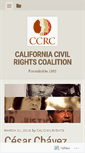 Mobile Screenshot of calcivilrights.org